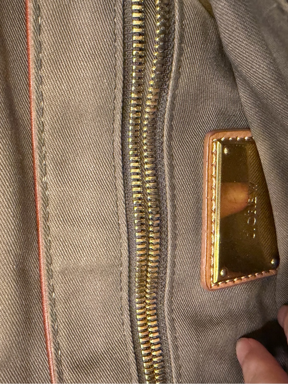Vintage J.Crew cognac turn-lock bag - Picture 7 of 7